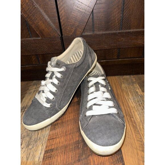 Taos Women's Star Charcoal Wash Canvas Fashion Sneakers STA-12844โ Size 8 - Picture 2 of 14